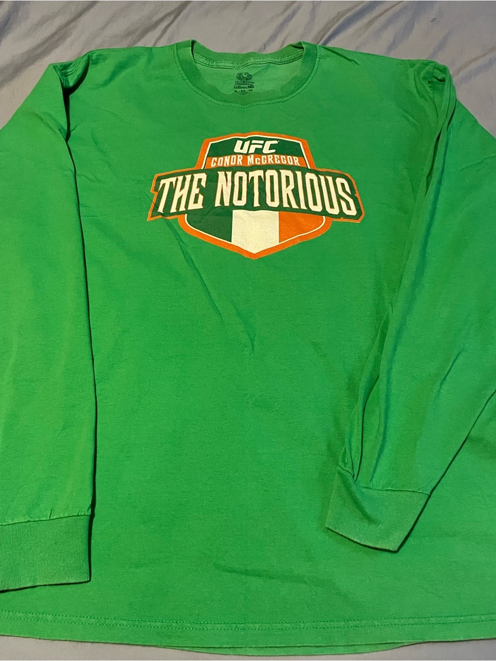 UFC Green 'The Notorious' Long Sleeve Graphic Tee